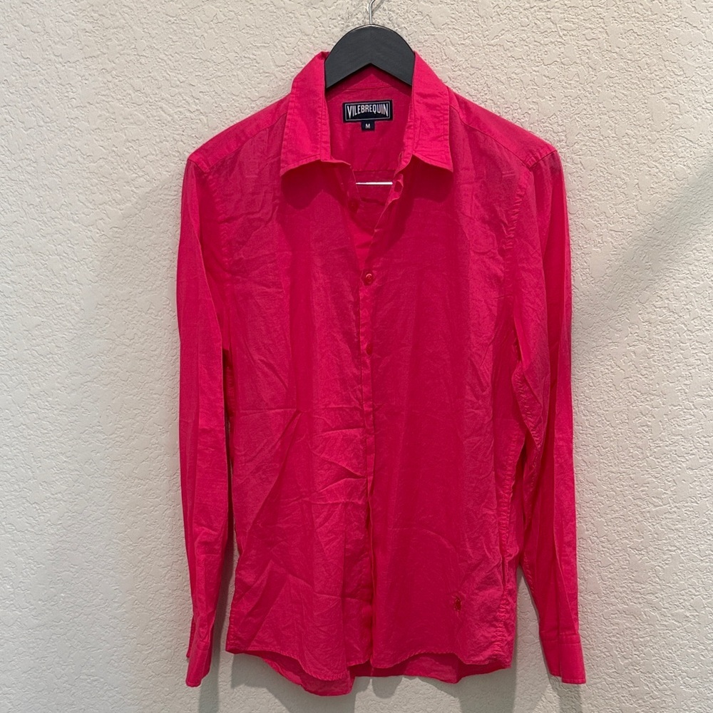 Vilebrequin Fuchsia Long Sleeve Shirt women’s Medium